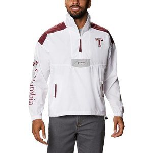 Columbia Men's CLG Santa Ana Anorak Texas A & M Half Zip Pullover Jacket Large